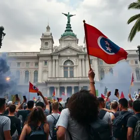 manifestação estudantil
